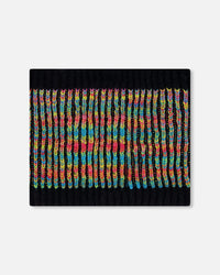 Lined Knit Neckwarmer Black And Multicolor - H10Z04_000