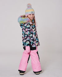 Lined Peruvian Knit Pompom Hat Multicolor - H10Z22_000