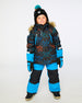 Lined Winter Peruvian Knit Hat With Pompom Black Winter Accessories Deux par Deux 