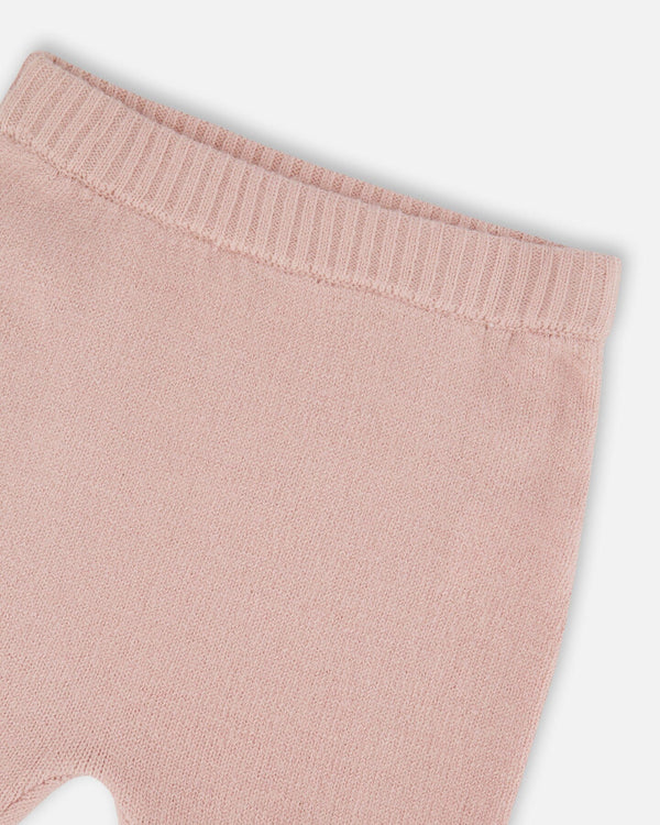 Knitted Top And Pant Set Light Pink - H20BT13_684