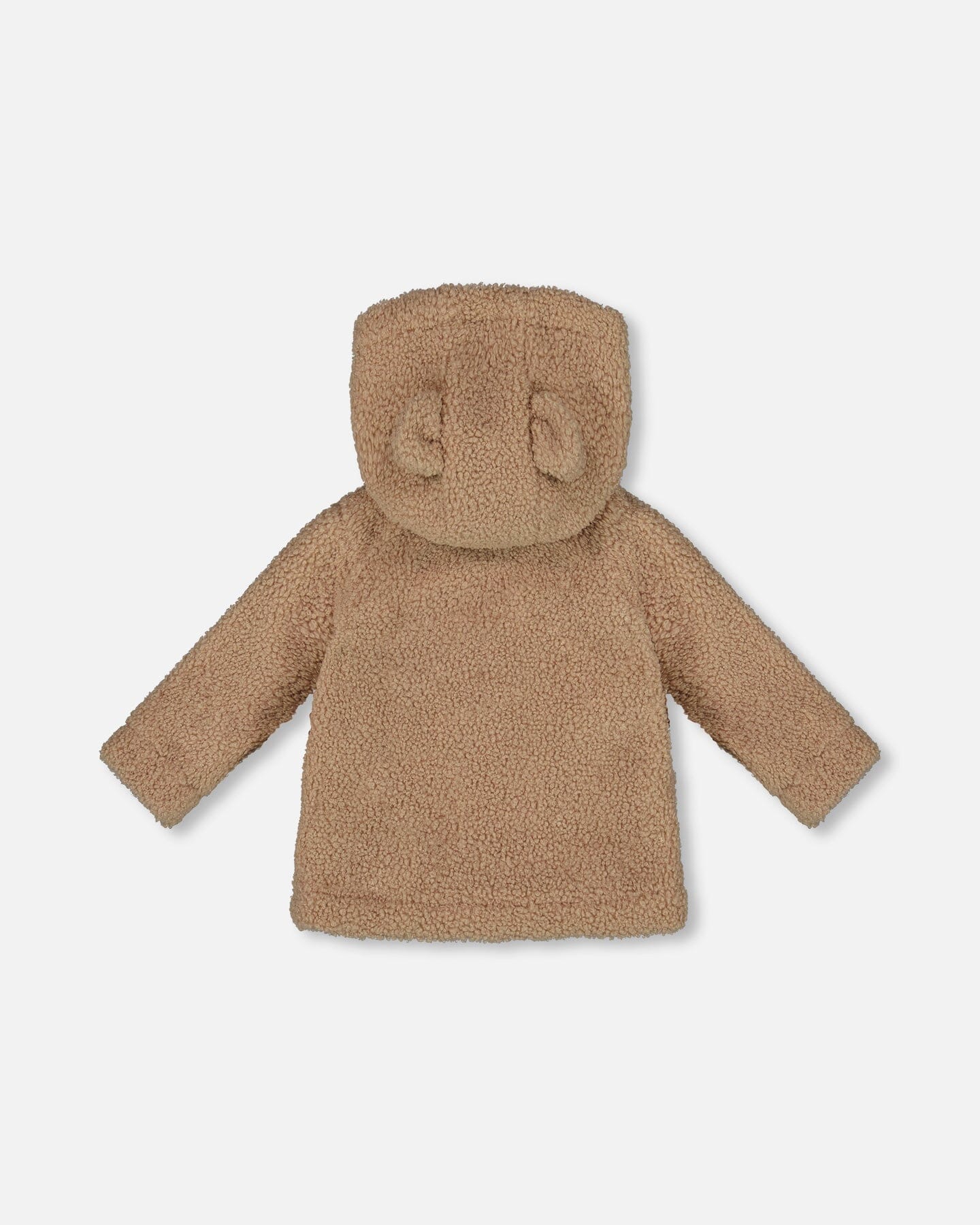 Sherpa Bear Hooded Zip Jacket Brown - H20D30_915