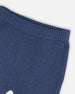 Knitted Jacquard Sweater And Pant Set Blue Gray With Bears - H20DT10_774