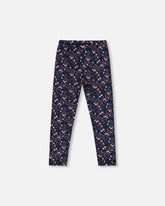 Jersey Leggings Navy Floral