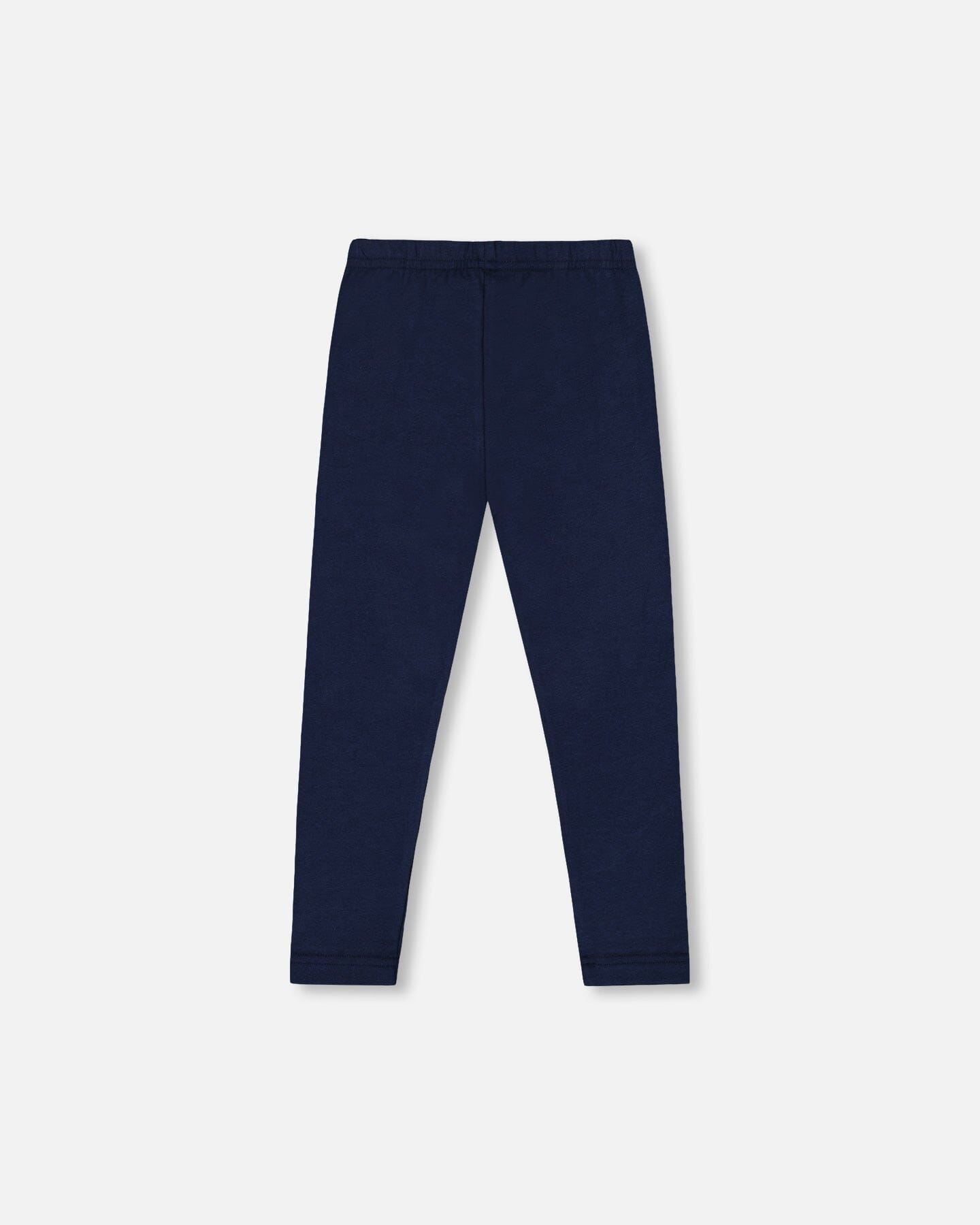Organic Cotton Jersey Leggings Dark Blue With Cats - H20E60_499