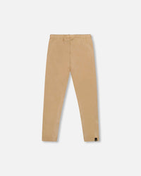 Stretch Shiny Leggings Golden Beige - H20OG60_000