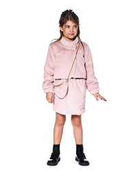 Fake Fur Skirt Pink - H20Q80_622