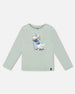 Long Sleeve Organic Cotton Jersey Tee Jade Green - H20T65_325
