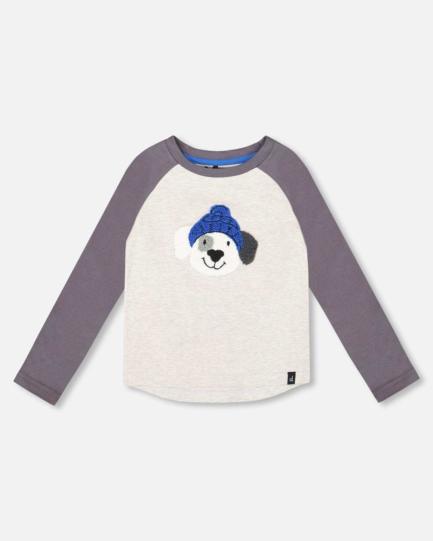 Raglan Sleeve Organic Cotton Jersey Tee Light Heather Gray - H20T66_195