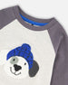 Raglan Sleeve Organic Cotton Jersey Tee Light Heather Gray - H20T66_195