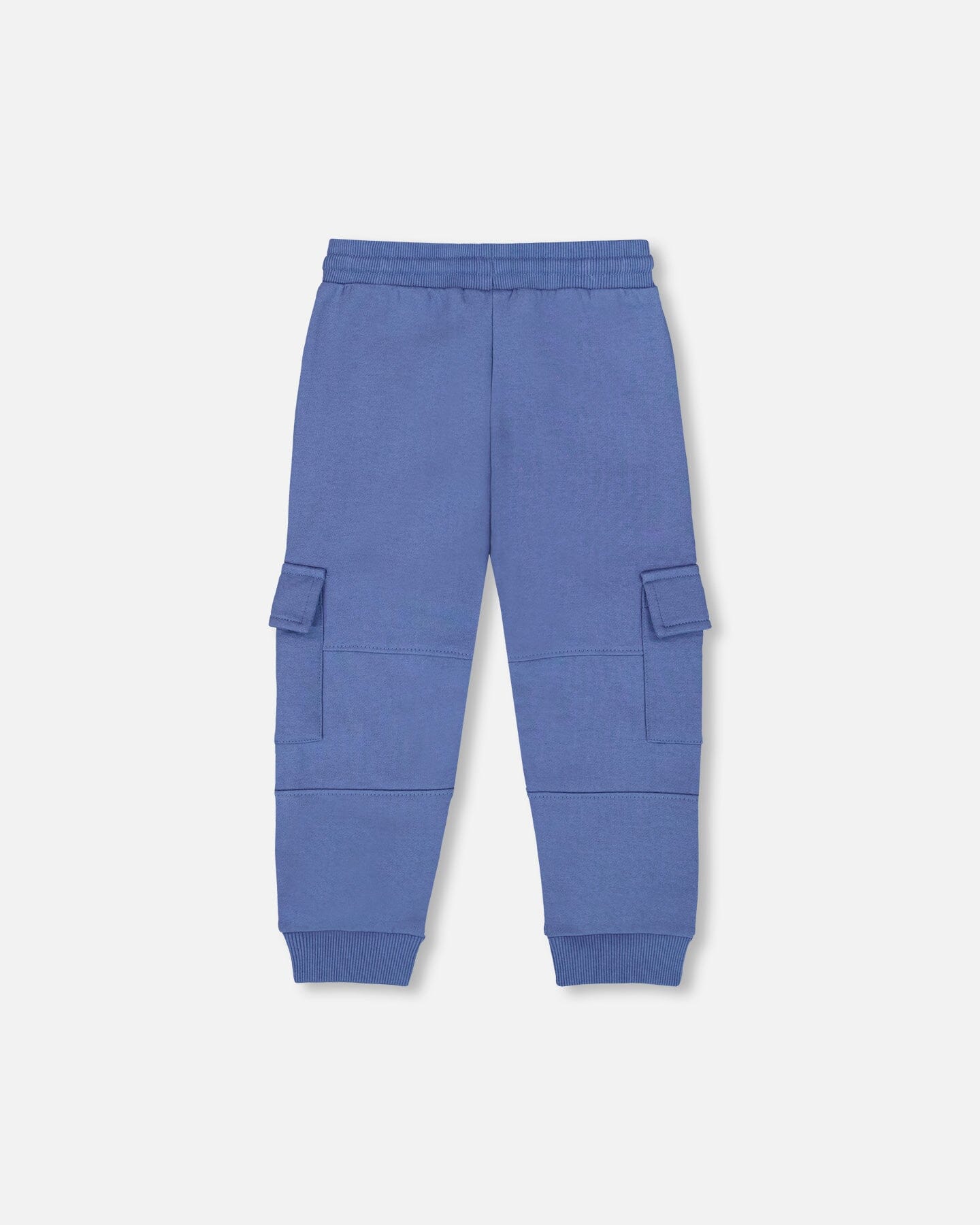 Fleece Sweatpants With Cargo Pockets Blue - H20U22_479