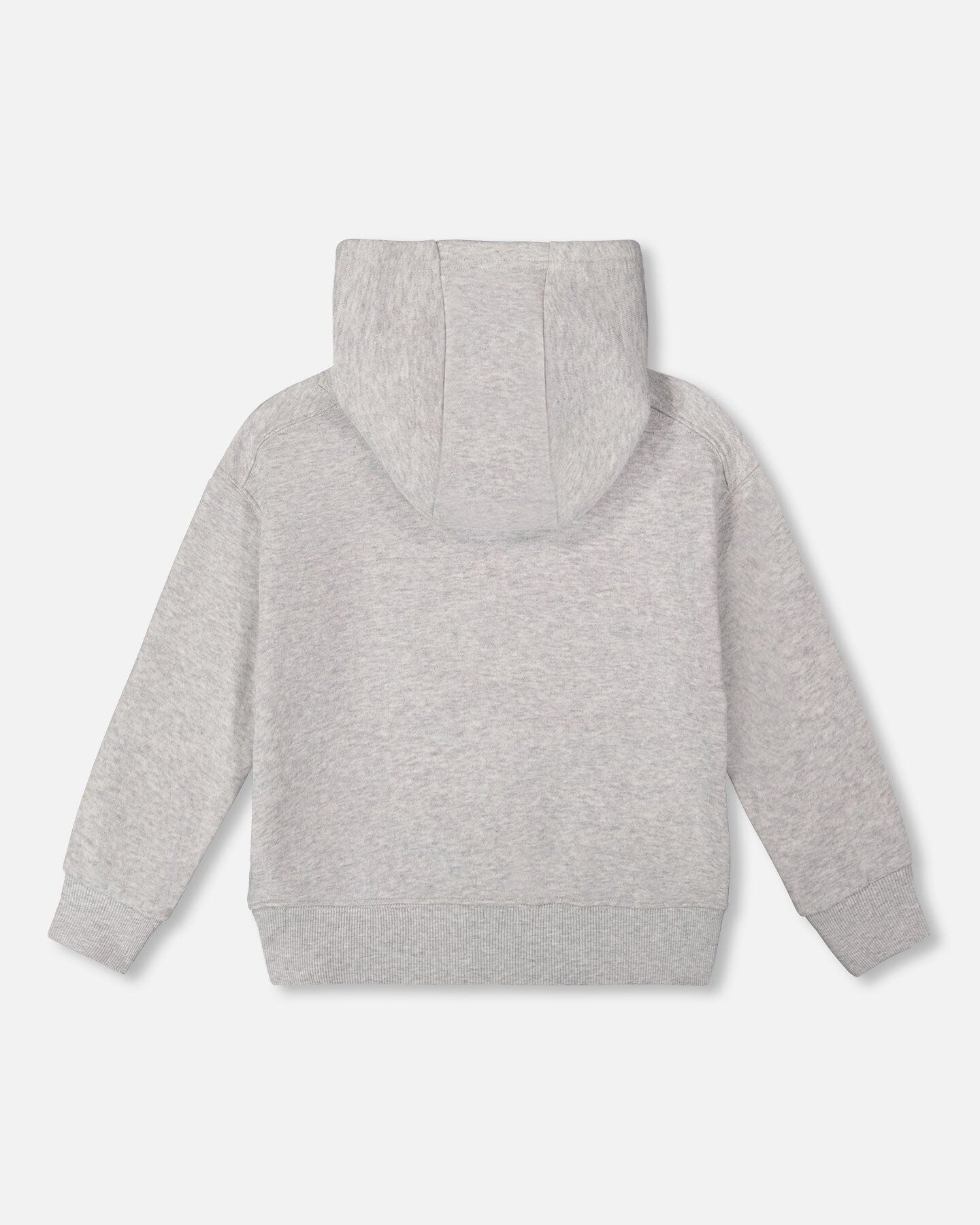 Pullover Fleece Hooded Sweatshirt Light Heather Gray - H20U33_191