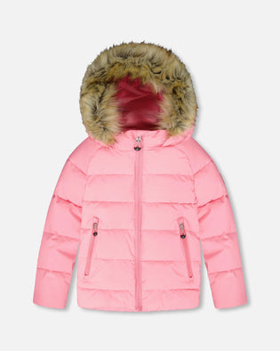 Puffy Winter Jacket Pink - H20W58_680