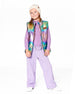 Quilted Mid-Season Sleeveless Vest Metallic Multicolor - H20W63_000