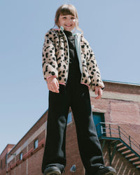 Waffle Flare Leg Pants Black - H20YG22_999