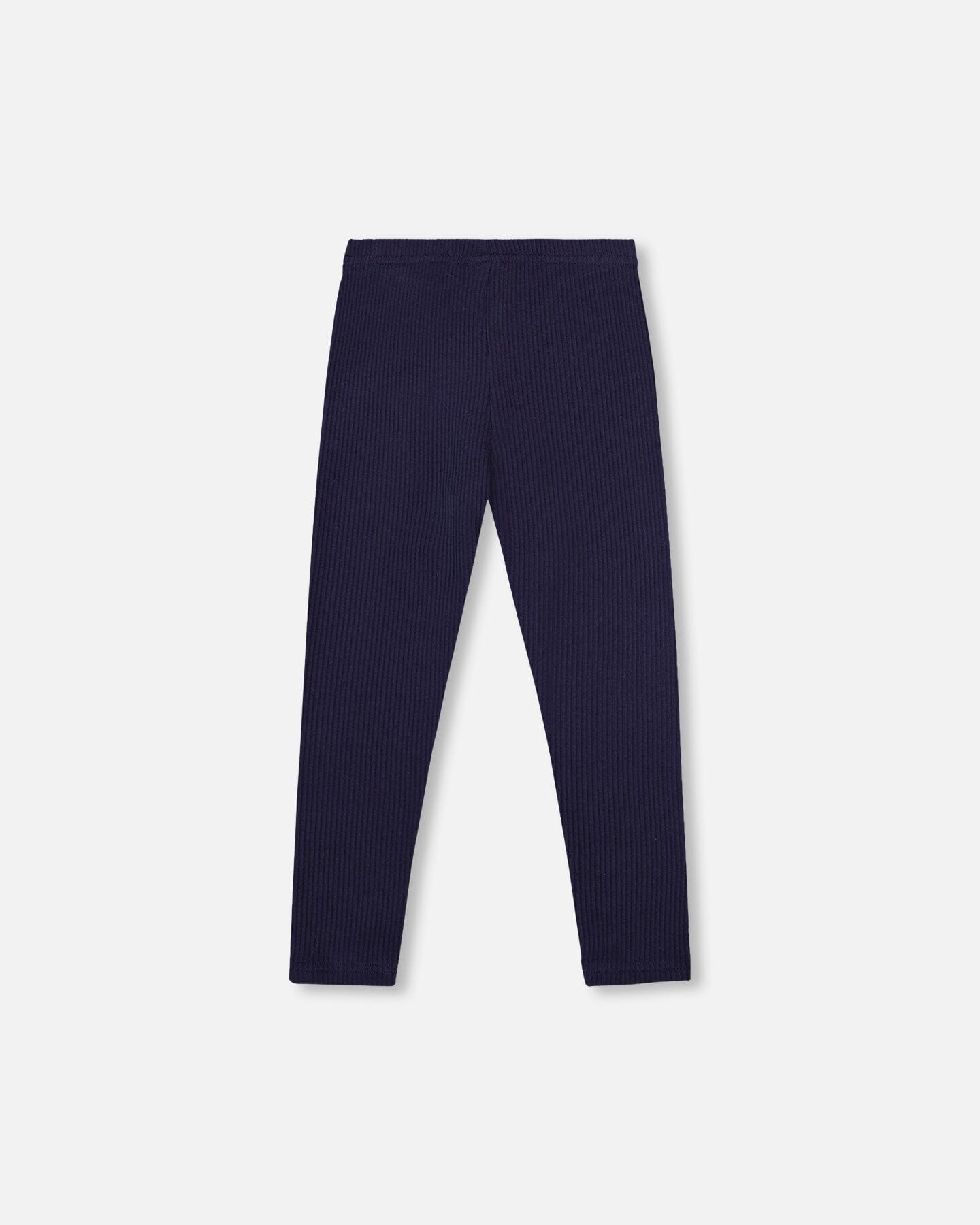 Ribbed Leggings Navy Blue - H20YG60_481