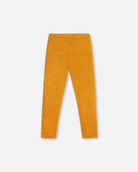 Super Soft Ribbed Leggings Golden Yellow - H20YG60_854