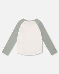 Jersey Raglan Sleeve Tee Off-White - H20Z70_101