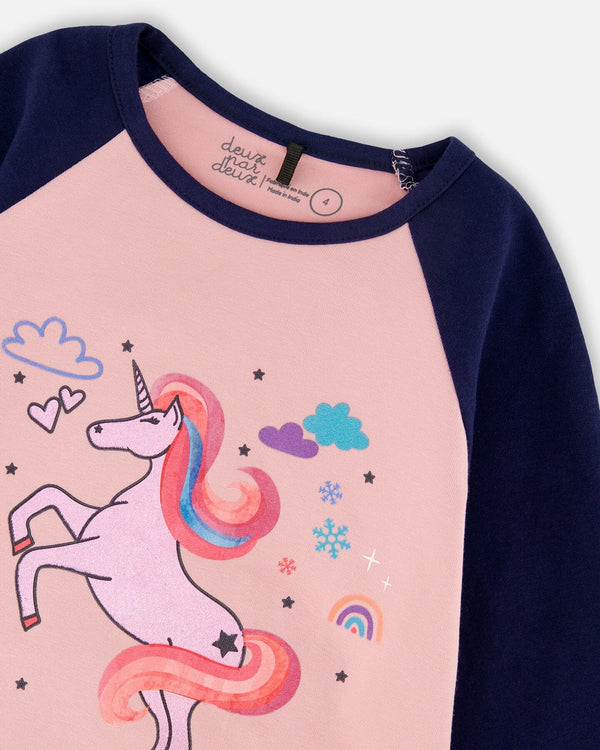 Jersey Raglan Sleeve Tee Dusty Pink - H20Z70_617