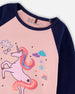 Jersey Raglan Sleeve Tee Dusty Pink - H20Z70_617