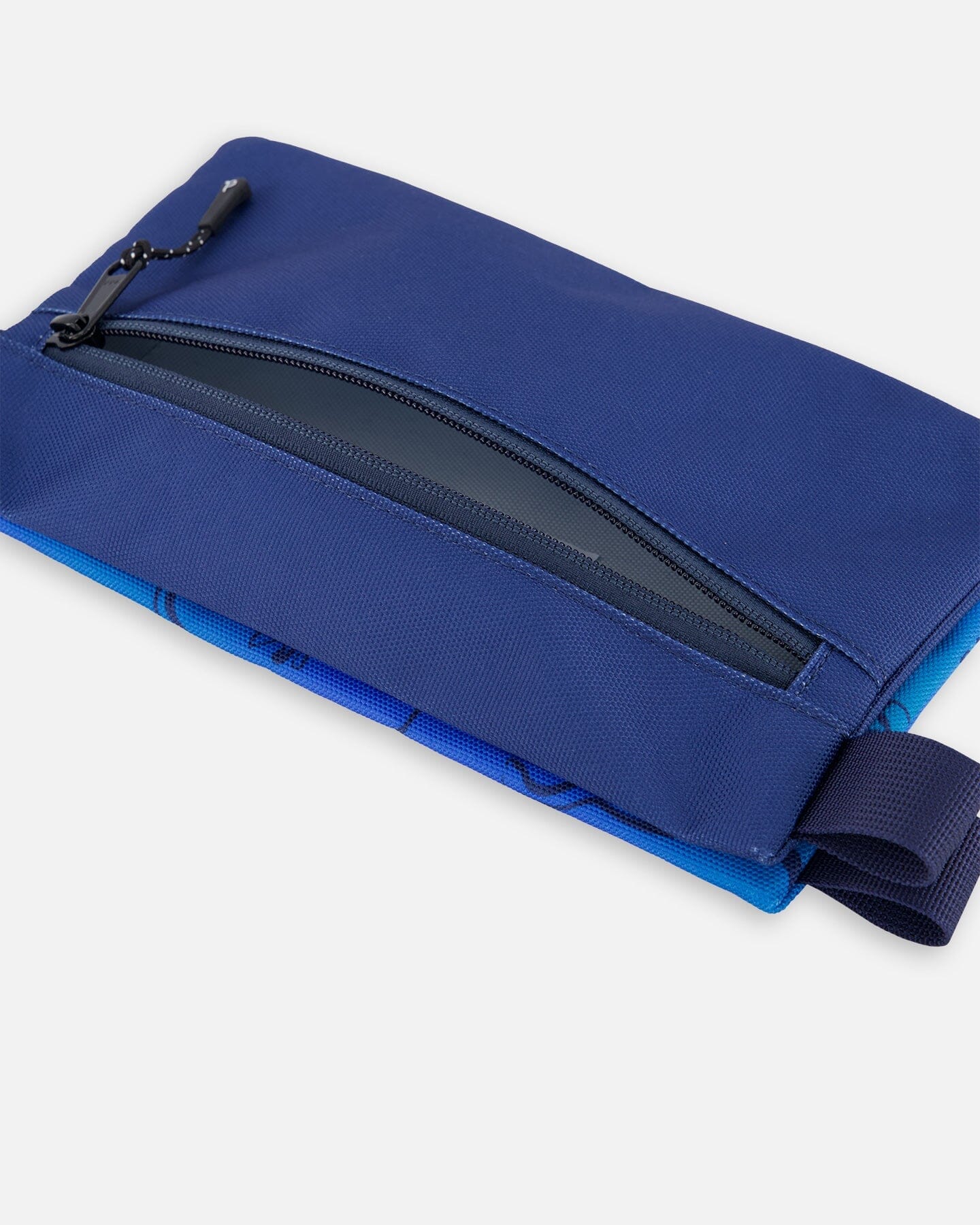 Double Pencil Case Blue Gradient Dinosaur Print - H20ZEC_027