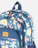 Little Kids Backpack Green Cat Print School Supplies Deux par Deux 