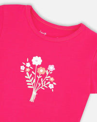 Organic Cotton Jersey T-Shirt Pink - H30F70_06870