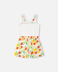 Jersey And Viscose Romper White - H30H41_01000