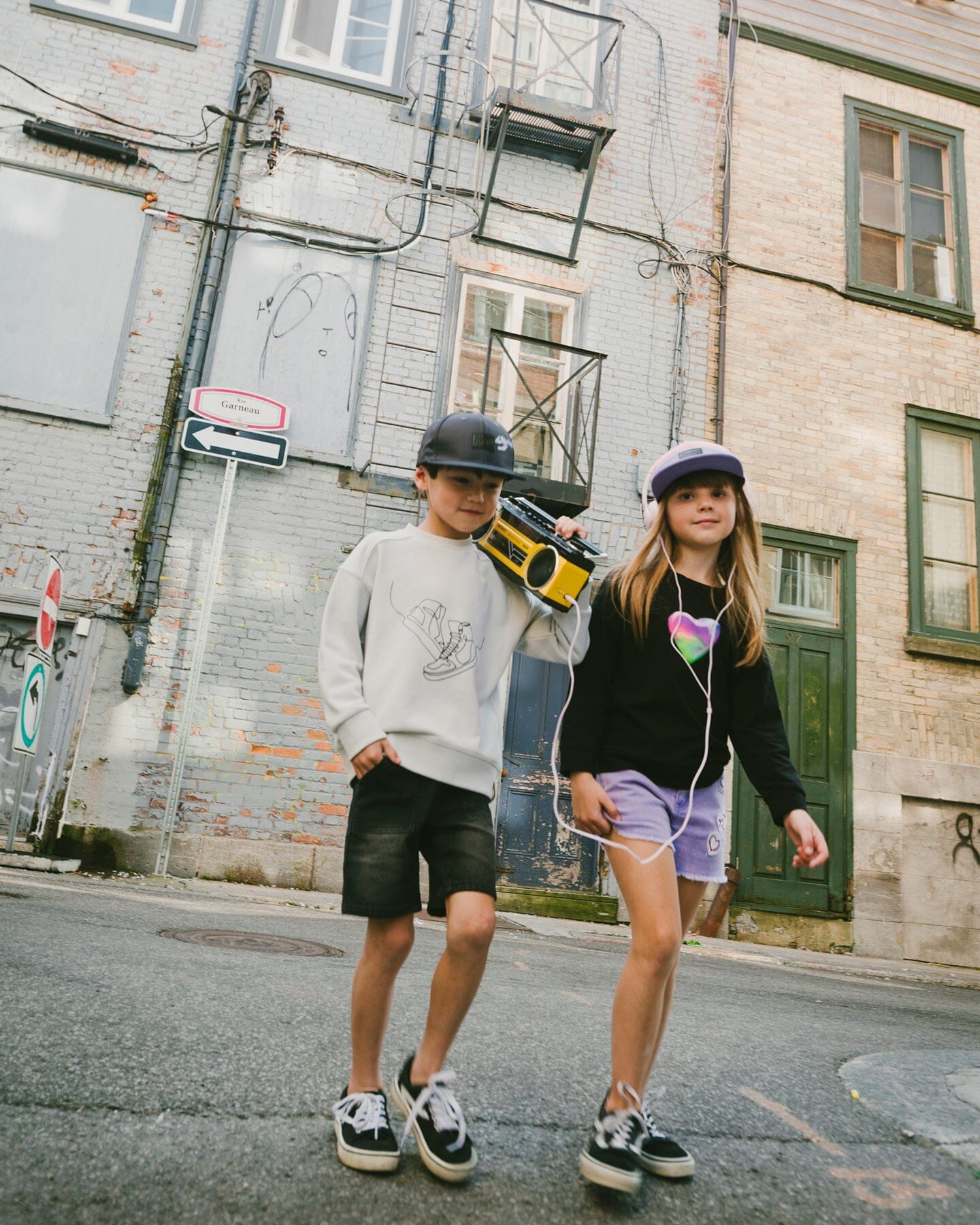 Organic Cotton Jersey Long Sleeve T-Shirt Black - H30M73_09990