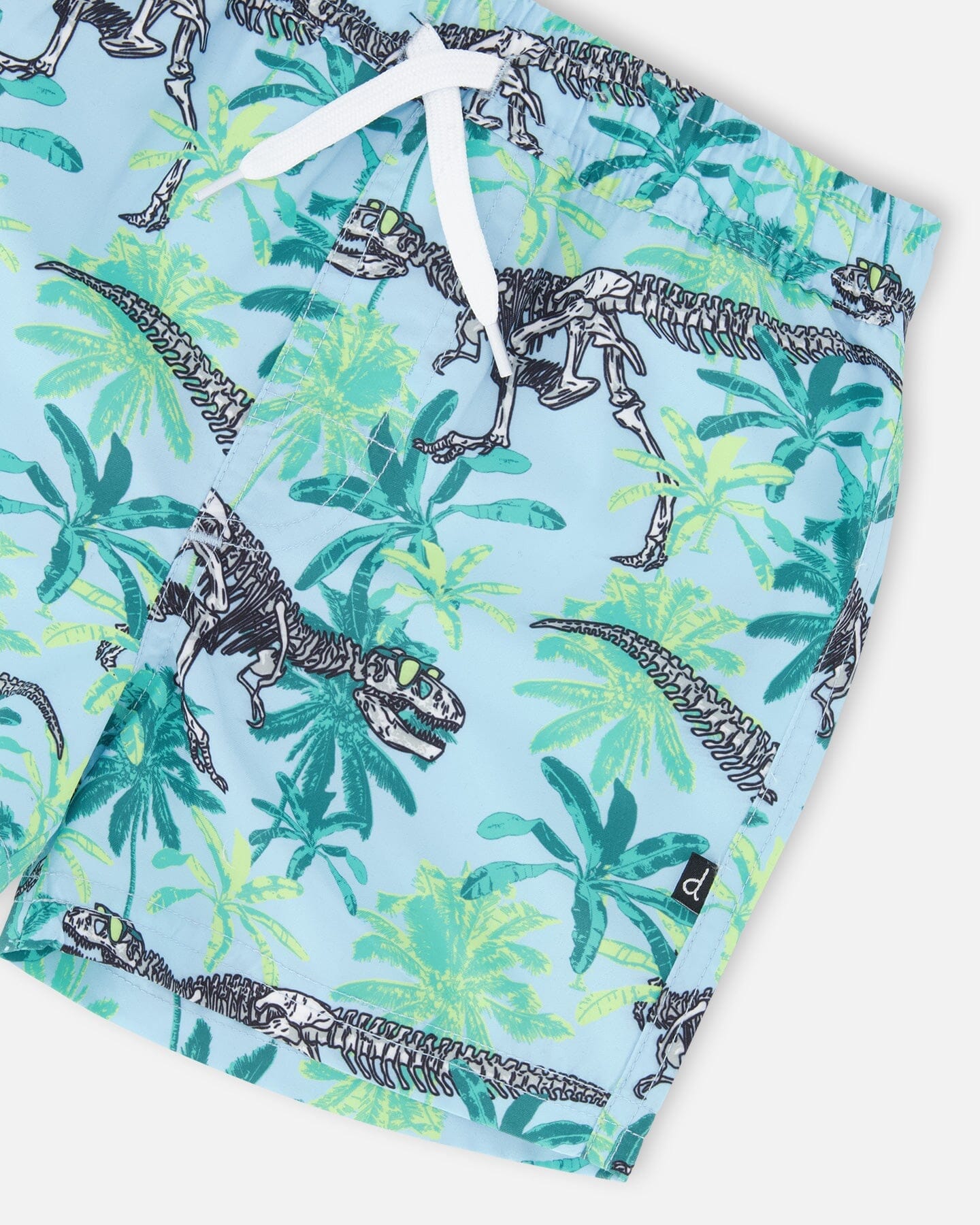 Boardshorts Blue Skeleton Print - H30OB07_3H166