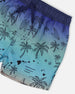 Boardshorts Blue Beach Print - H30OB11_3H157