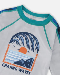 Long Sleeve Rashguard Pale Gray - H30OB50_01190