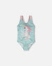 One-Piece Swimsuit Aqua - H30OG90_04040