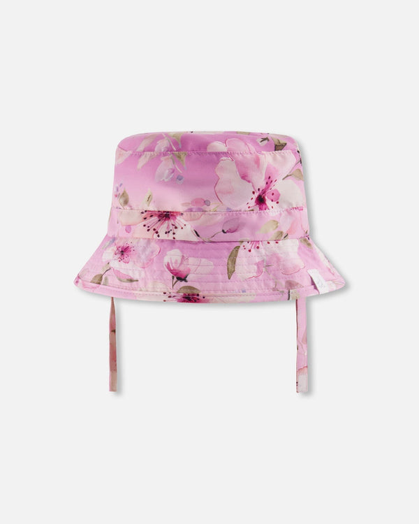 Beach Hat Purple Flower Print - H30OGC_3H143