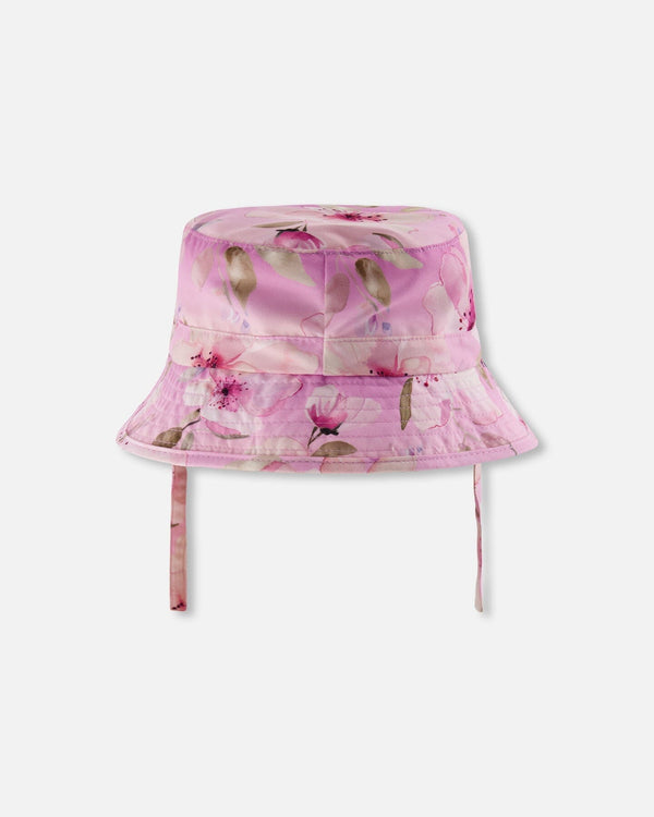 Beach Hat Purple Flower Print - H30OGC_3H143