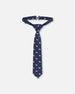 Neck Tie Blue Dino Print - H30RCR_3H213