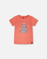 Organic Cotton Short Sleeve T-Shirt Brick