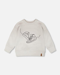 French Terry Sweatshirt Pale Grey - H30U30_01530