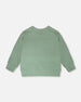 French Terry Sweatshirt Pale Green - H30U30_03350