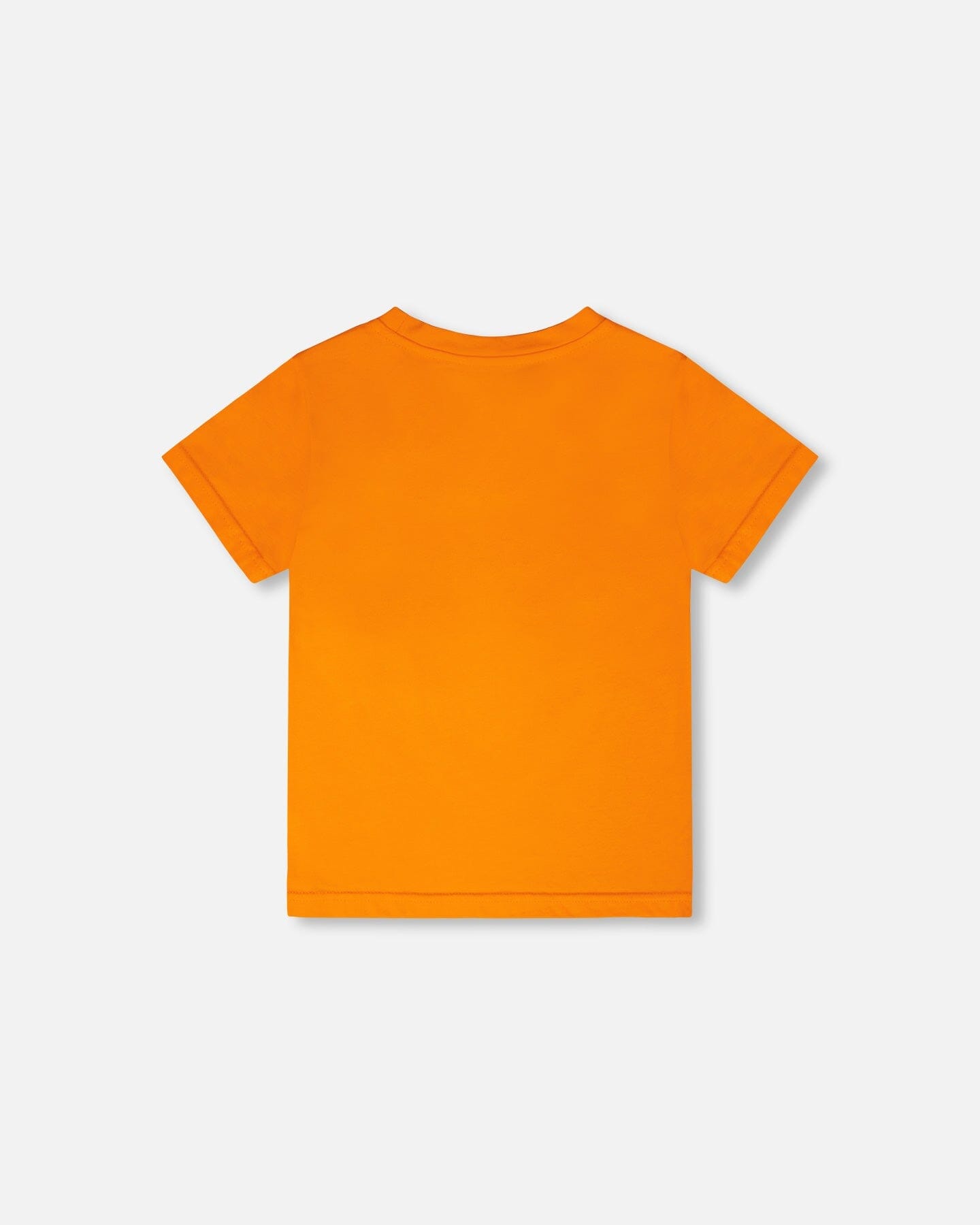 Organic Cotton Jersey T-Shirt With Bmx Print Orange - H30U75_08640