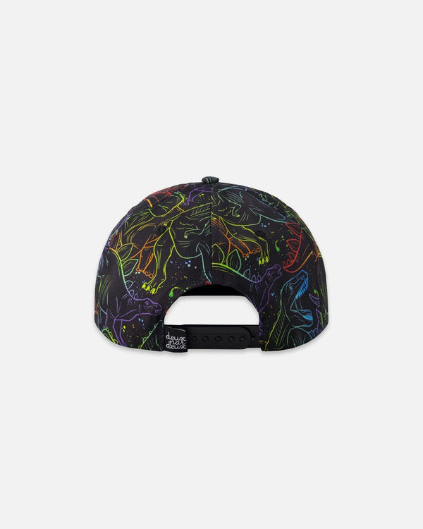 Cap Black Dinosaur Print - H30VBC_3H162