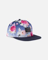 Cap Blue Rose Print
