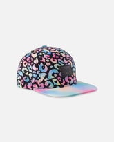 Cap Black Animal Print