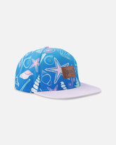 Cap Blue Shell Print