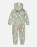Rain One-Piece In Polyurethane Green Frog Print - H30W72_3H022