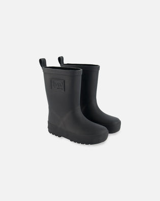 Rain Boots In Natural Rubber Black - H30WB10_09990
