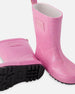 Rain Boots In Natural Rubber Pink Glitter - H30WB10_3H171