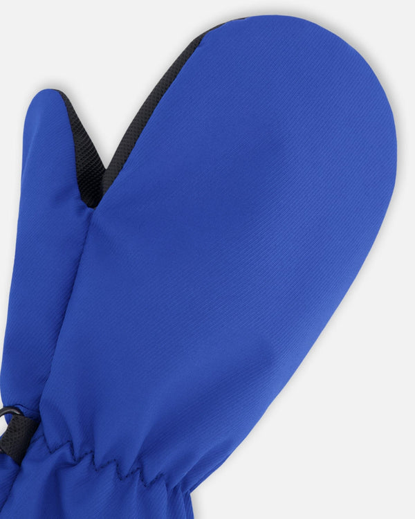 Mid-Season Mittens In Recycled Polyester Royal Blue - H30WM201_04690