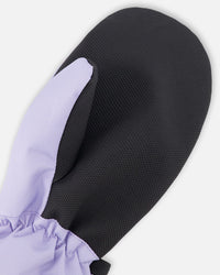 Mid-Season Mittens In Recycled Polyester Lavender - H30WM201_05002