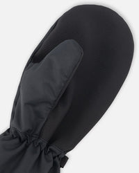 Mid-Season Mittens In Recycled Polyester Black - H30WM201_09990