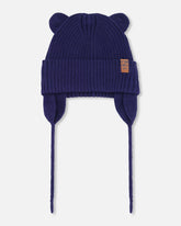 Baby Knit Hat Navy Blue